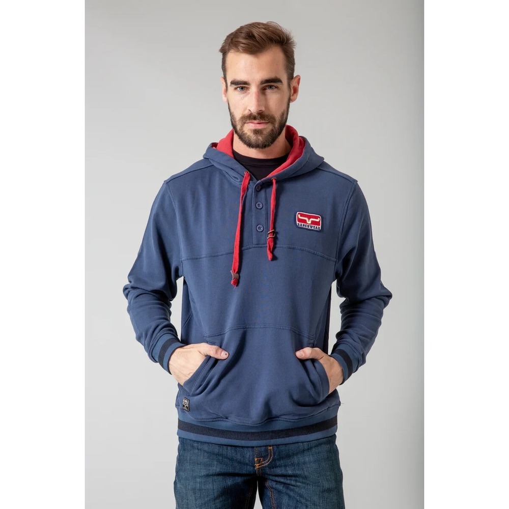 KIMES RANCH Ranch Ready - Men's Navy Cotton Hoodie - Size XX-Large - 2XL‎ - NWT! - Picture 5 of 11